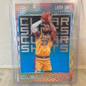 2019-20 LeBron James Panini Illusions Clear Shots Hologram